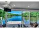 Stunning river view from the outdoor living space, offering a peaceful and picturesque setting at 112 Blue Gull Dr., Conway, SC 29526
