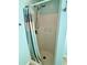 The standalone shower includes a shower head, curtain, and built-in shelf at 118 Retreat Pl., Little River, SC 29566