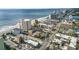 Aerial view of the condos, hotels, beach, and city skyline along the ocean at 1207 S Ocean Blvd. # 20109, Myrtle Beach, SC 29577