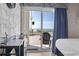 A room opens onto a balcony with a view of the beach at 1207 S Ocean Blvd. # 20109, Myrtle Beach, SC 29577