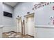 Elevator bay showcasing two elevator doors and simple gray wall decor at 1207 S Ocean Blvd. # 20109, Myrtle Beach, SC 29577