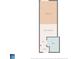 Floor plan layout featuring a bedroom, eat-in kitchen, bath, foyer, and hall at 1207 S Ocean Blvd. # 20109, Myrtle Beach, SC 29577