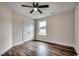 Cozy bedroom featuring natural light and new floors at 142 Temple Dr., Aynor, SC 29511