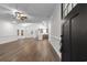 Inviting open-concept living area with modern flooring, seamless flow to kitchen, and a welcoming entrance at 146 Temple Dr., Aynor, SC 29511