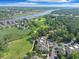 Aerial view of the building with waterway and golf course views at 1551 Spinnaker Dr. # 5913, North Myrtle Beach, SC 29582