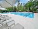 Large community pool area with lounge chairs and umbrellas, perfect for relaxation and recreation at 1551 Spinnaker Dr. # 5913, North Myrtle Beach, SC 29582