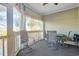 Screened porch with comfortable seating and beautiful views at 1551 Spinnaker Dr. # 5913, North Myrtle Beach, SC 29582