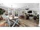 Bright living area with an open floor plan, offering a dining area and comfortable seating at 1616 S Ocean Blvd., North Myrtle Beach, SC 29582