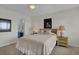 Well lit bedroom with carpet, wicker furniture, and light colored walls at 1912 Goose Creek Rd. Sw # 4302, Ocean Isle Beach, NC 28469
