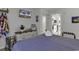Well-appointed bedroom showcases modern decor, comfortable bed, and ample storage for a serene retreat at 2001 S Ocean Blvd. # 721, Myrtle Beach, SC 29577