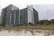 Exterior view of a multi-story building on the beach at 2001 S Ocean Blvd. # 721, Myrtle Beach, SC 29577