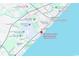 Map showing the resort's location near Myrtle Beach and local attractions at 2001 S Ocean Blvd. # 721, Myrtle Beach, SC 29577