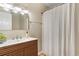 Elegant bathroom with modern vanity, stylish mirror, and contemporary fixtures at 210 Double Eagle Dr. # B-2, Surfside Beach, SC 29575