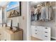 Bedroom with TV and closet space at 210 Double Eagle Dr. # B-2, Surfside Beach, SC 29575