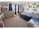 Bedroom featuring a bed with beanbag, large window and drawers at 2230 Ainsley Dr., Little River, SC 29566