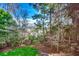 Backyard view through the screened window featuring trees and houses in the distance at 251 Egret Run Ln. # 1122, Pawleys Island, SC 29585