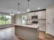 Kitchen with an island and stainless steel appliances at 2599 Woodcreek Ln., Conway, SC 29527