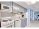 Well-equipped kitchen with modern appliances and ample counter space at 2801 S Ocean Blvd. # 538, North Myrtle Beach, SC 29582