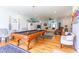Spacious game room featuring a pool table and stylish decor, perfect for recreation and entertainment at 3718 Highway 931, Conway, SC 29526