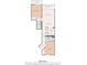 Detailed floor plan showcasing the layout of the home, including the living room, bedrooms and kitchen at 415 Ocean Creek Dr. # 2388, Myrtle Beach, SC 29572