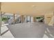 Expansive garage providing plenty of parking and storage space underneath the raised house at 4319 Grande Harbour Blvd., Little River, SC 29566