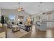 Bright and airy living room with comfortable furnishings, natural light, and a lovely décor at 4319 Grande Harbour Blvd., Little River, SC 29566