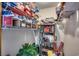 Well-organized closet with shelving, storage boxes, and various items neatly arranged at 4486 Little River Inn Ln. # 2106, Little River, SC 29566