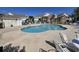 Resort-style community pool with ample seating and beautifully landscaped surroundings at 45 Woodhaven Dr. # D, Murrells Inlet, SC 29576