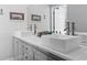 Bathroom featuring double sinks and a white countertop at 4826 Keel Ct., Myrtle Beach, SC 29579