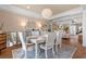 Dining room featuring a decorative light fixture and an art niche with starfish accents at 4826 Keel Ct., Myrtle Beach, SC 29579