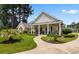 Well maintained single story home with landscaped front yard and walkway to entrance at 4826 Keel Ct., Myrtle Beach, SC 29579