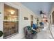 Relaxing front porch with view of the neighborhood at 515 River Rd., Conway, SC 29526