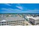 Scenic aerial view showcasing the residential neighborhood and waterways under a blue sky at 5310 N Ocean Blvd. # 10B, North Myrtle Beach, SC 29582