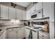 Updated kitchen with stainless steel appliances and light countertops at 5310 N Ocean Blvd. # 10B, North Myrtle Beach, SC 29582
