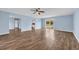Bright living room with sliding glass doors and modern flooring at 5589 Highway 668, Conway, SC 29526