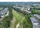 Aerial view of the property showing its location on the golf course at 5750 Oyster Catcher Dr. # 822, North Myrtle Beach, SC 29582