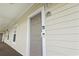 The front door stands ready to welcome you to apartment #332 at 5801 Oyster Catcher Dr. # 332, North Myrtle Beach, SC 29582