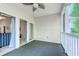 Relaxing screened porch offering indoor/outdoor living and access to the main living area at 601 N Hillside Dr. # 4434, North Myrtle Beach, SC 29582
