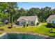 Charming home exterior with manicured landscaping and waterfront view at 675 Vermillion Dr., Little River, SC 29566