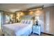 Well-lit bedroom with a large comfortable bed, bedside tables and closet at 6900 N Ocean Blvd. # 1041, Myrtle Beach, SC 29577