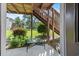 View of the patio area with wood stairs leading to the upper floors at 755 Burcale Rd. # E-3, Myrtle Beach, SC 29579