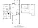 Detailed floor plan showcasing the layout of the house, including bedrooms, living areas, and kitchen at 77 Redwing Ct., Pawleys Island, SC 29585