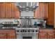 Gourmet kitchen boasts a Viking range, custom cabinetry, and sleek countertops at 77 Redwing Ct., Pawleys Island, SC 29585