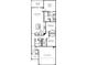 Detailed floor plan highlighting layout of bedrooms, bathrooms, kitchen, living spaces, and garage at 8253 Vibrant Loop, Longs, SC 29568