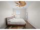 Minimalist bedroom featuring natural light, wood floors, and a ceiling fan at 861 Murray Ave., Myrtle Beach, SC 29577