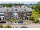 Townhouse community with brick facades, well-maintained landscaping, and ample parking at 861 Murray Ave., Myrtle Beach, SC 29577