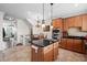 Kitchen with dining area that has stainless steel appliances, granite countertops, and ample cabinet space at 861 Murray Ave., Myrtle Beach, SC 29577