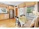 Eat-in kitchen boasts natural light, stainless steel appliances, and a charming breakfast nook at 12 Jerry Ct., Pawleys Island, SC 29585