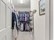 Organized walk-in closet with ample storage for clothing and accessories at 12 Jerry Ct., Pawleys Island, SC 29585