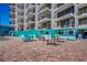 Inviting brick courtyard with seating areas provides a relaxing outdoor space near the building at 1210 N Waccamaw Dr. # 602, Murrells Inlet, SC 29576